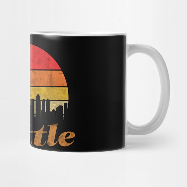 Vintage sunset Seattle by zozo-shop